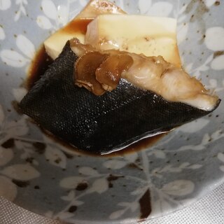 銀だらと豆腐の煮付け